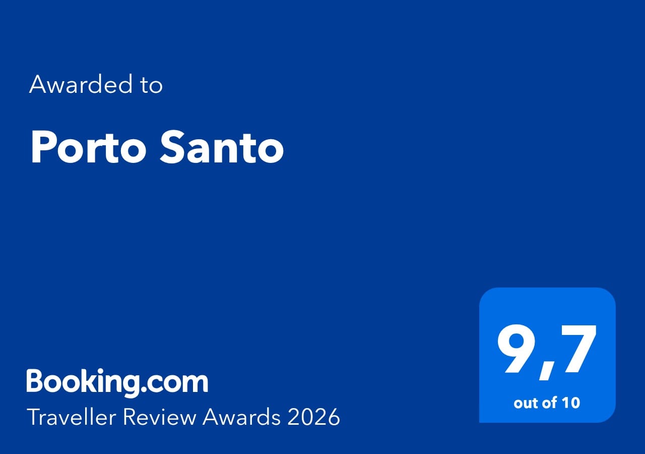 Booking.com Traveller Review Awards 2026 – Porto Santo rated 9.7 out of 10